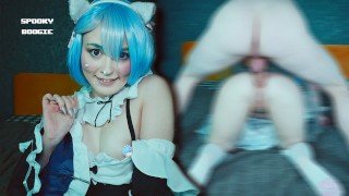 Cat Girl Rem Anal Cosplay – Re Zero Hentai